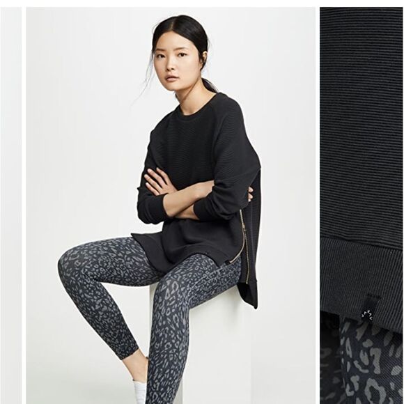 EUC Varley Manning Sweatshirt Sz. S Black - Picture 3 of 5